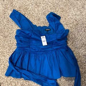 Blue express tank top